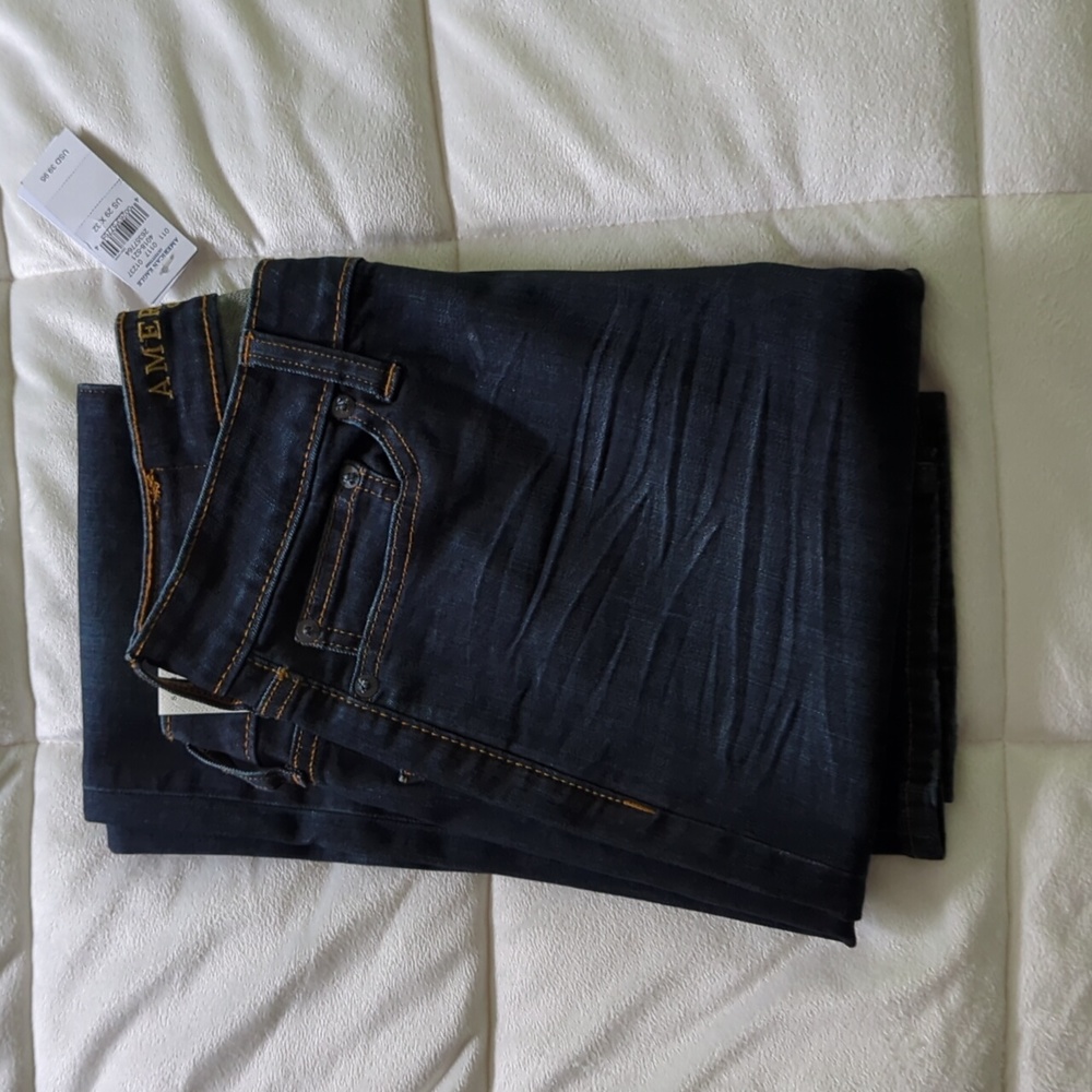 dark blue ae slim jeans 29/32
